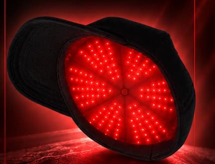 Underside of the H-MAX showing its radial array of red light sources